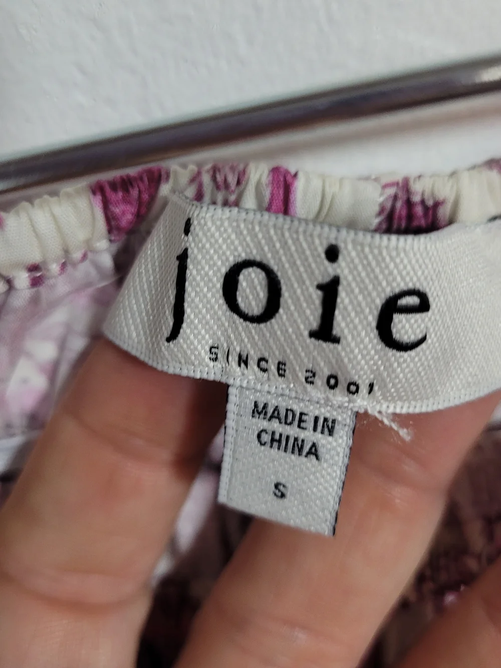 Joie Pink Toile Two-Piece Skirt Set with Smocked Waist
